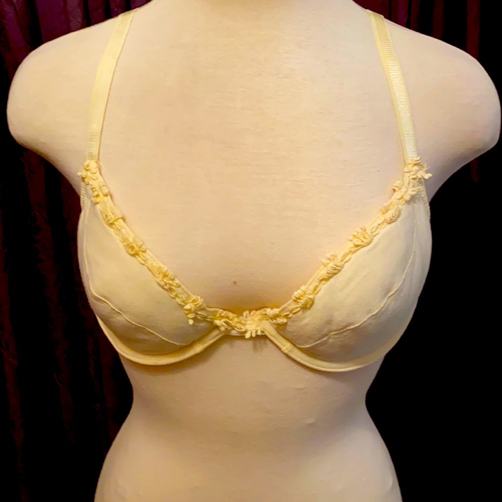 Yellow Victoria’s Secret bra